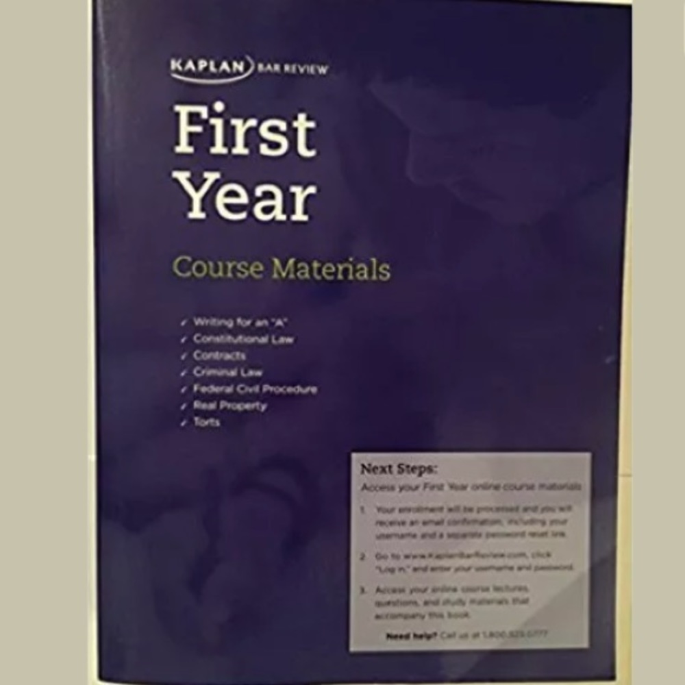 Kaplan Bar Prep Book